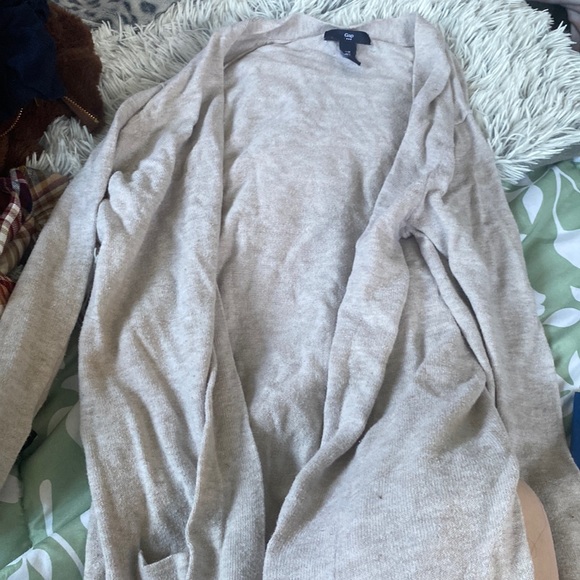 beige cardigan w pockets - Picture 1 of 1